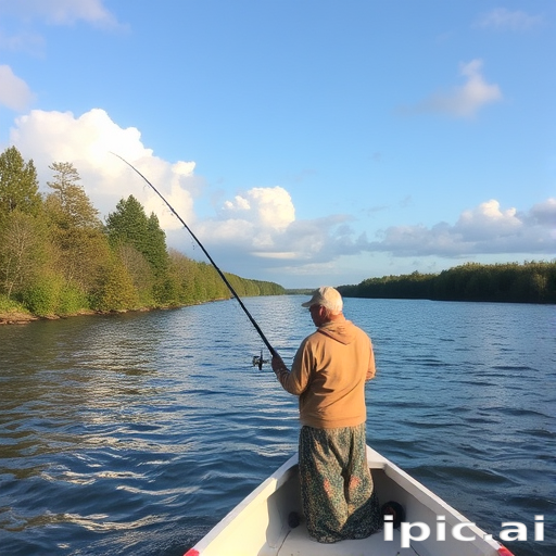 rod in fishing
