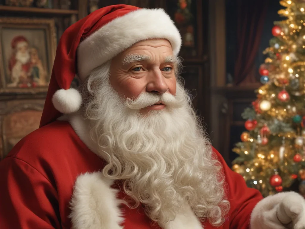 vintage santa images free