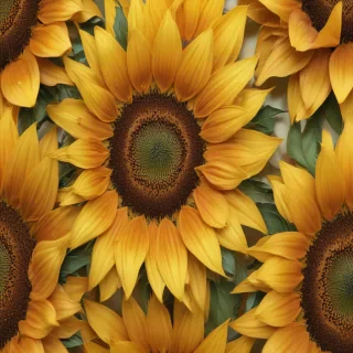 sunflower outline