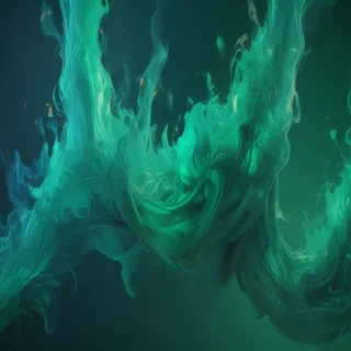 blue green background