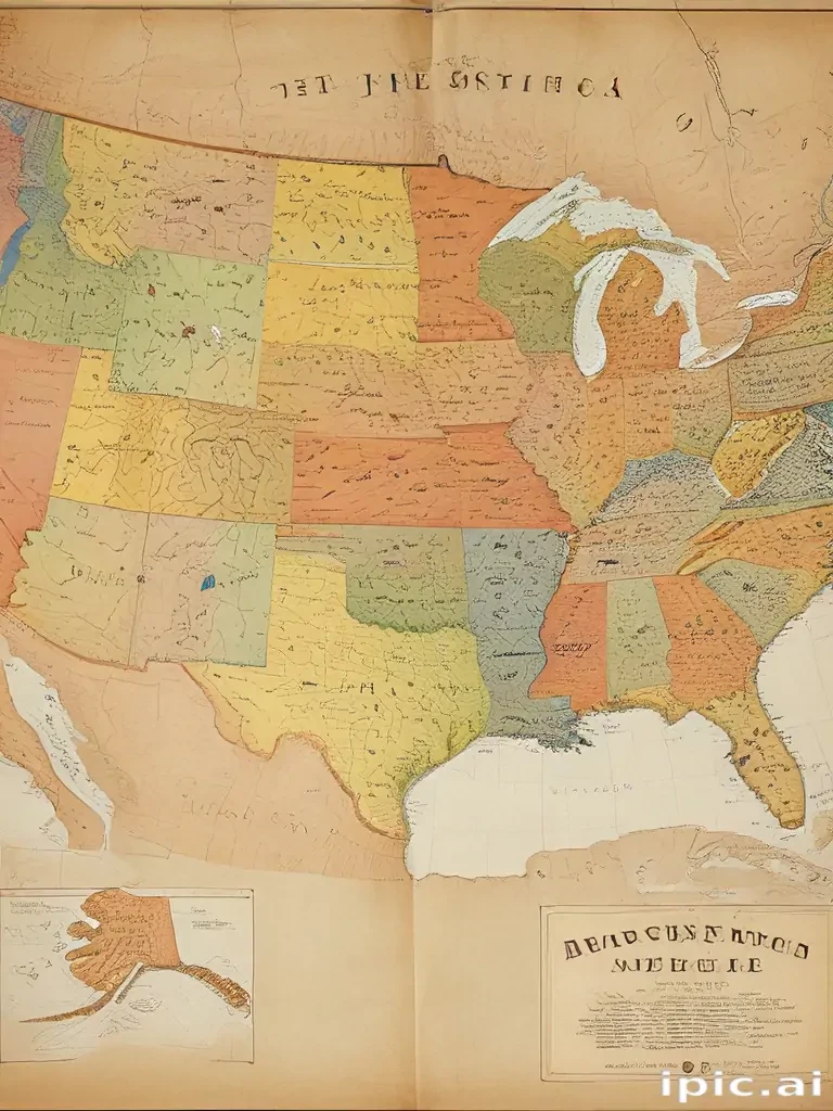map of the united states of america