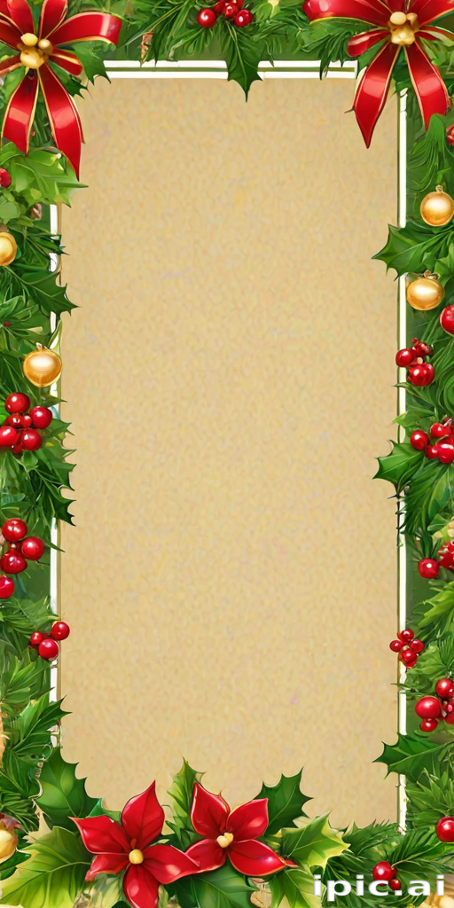 frame clipart christmas