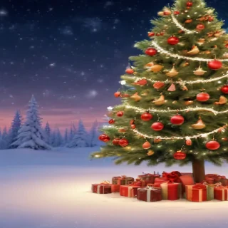 pretty christmas background