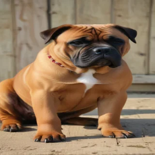 staffy bull bullmastiff