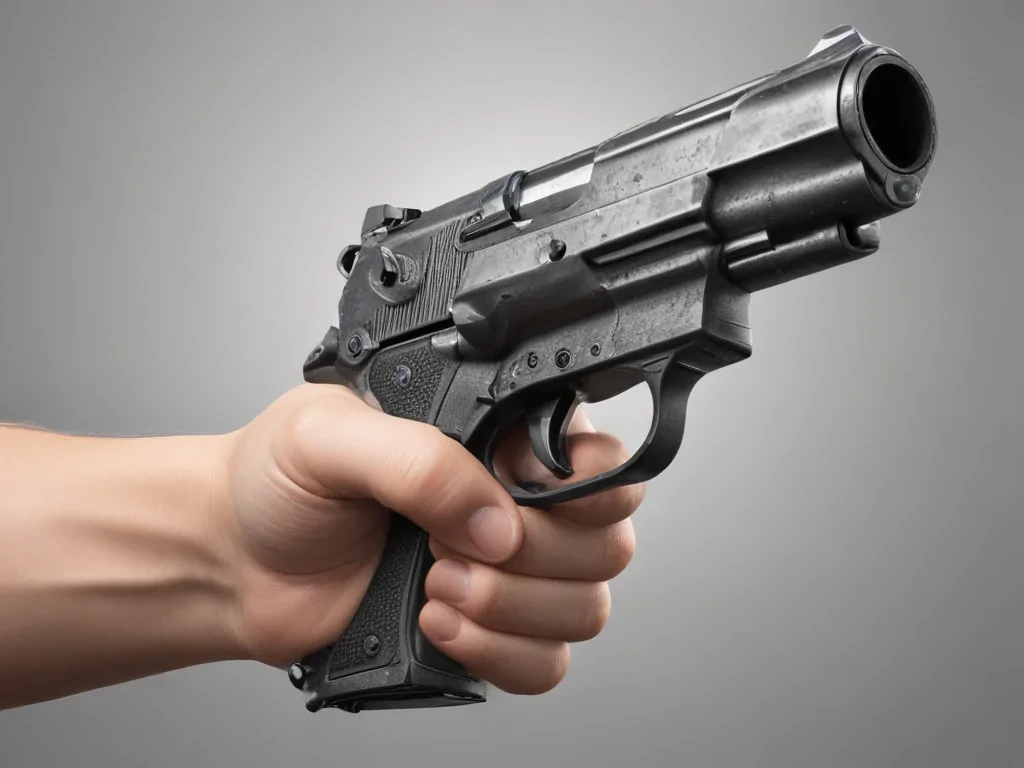 hand with gun png