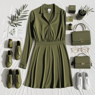 aesthetic olive green