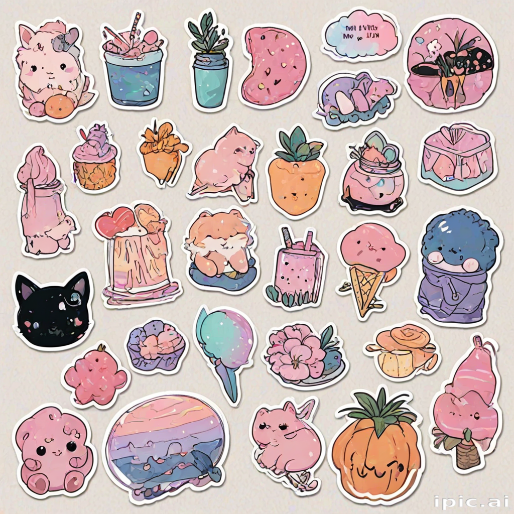 aesthetic stickers printable