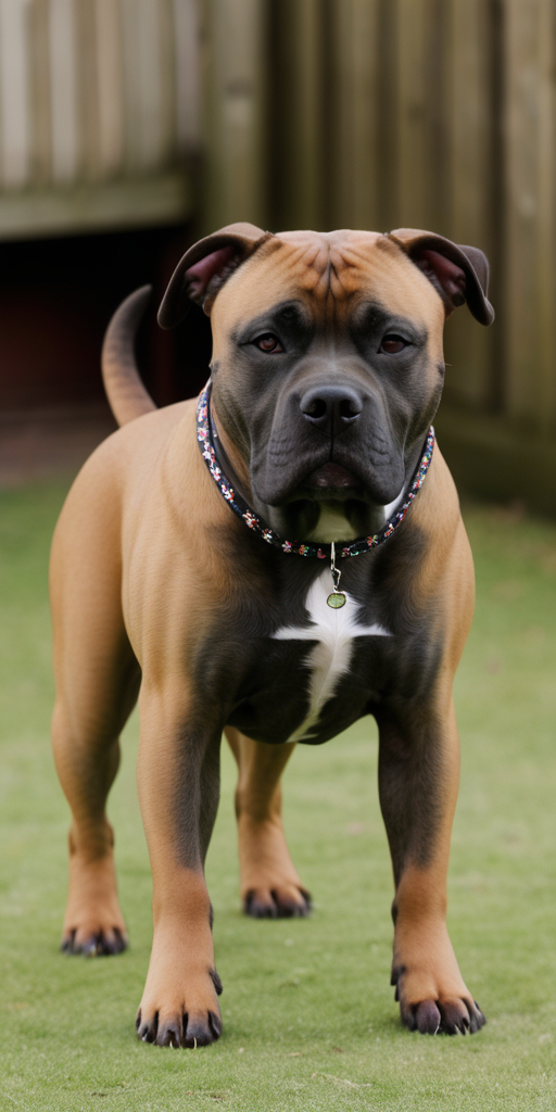 staffy bull bullmastiff