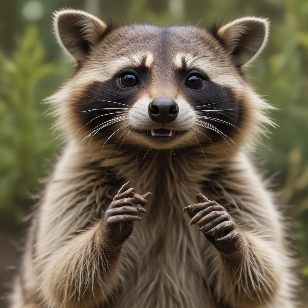 raccoon making dubstep