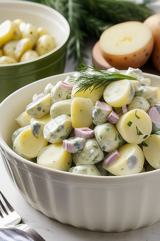potato salad recipe with dill pickle