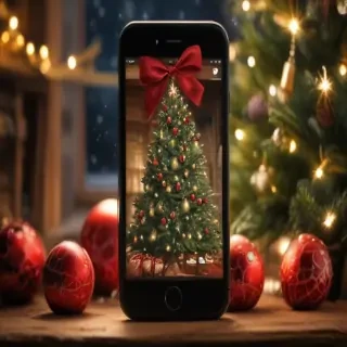 christmas phone wallpaper iphone