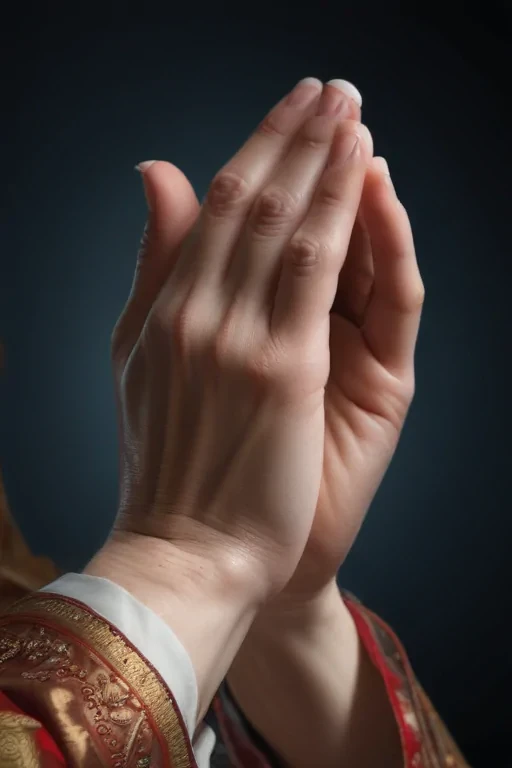 prayer hands transparent background