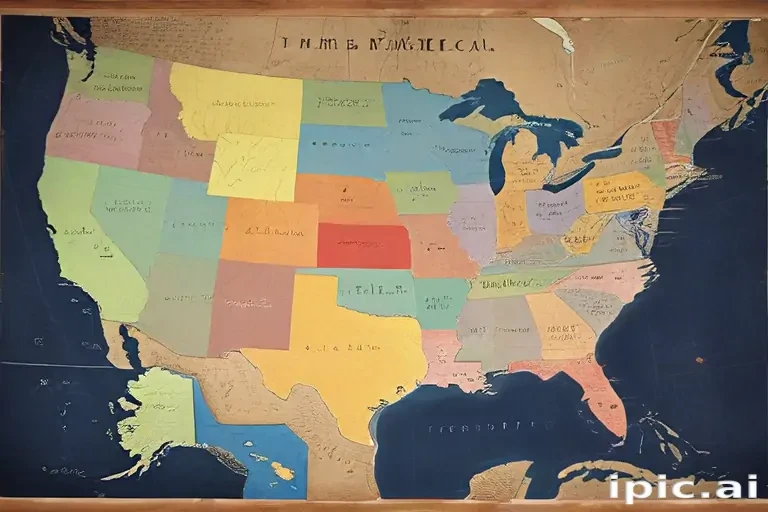 united states of america map