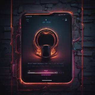 lock screen neon wallpaper iphone