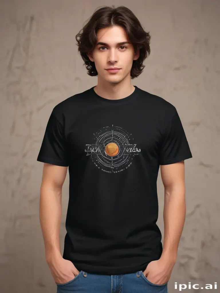 mockup tshirt black