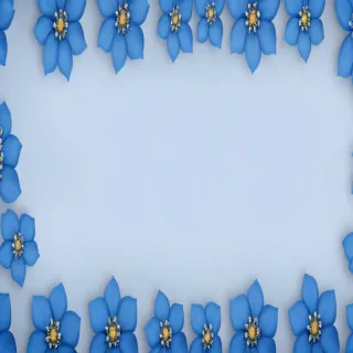 blue flower background