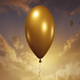 golden balloon