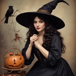vintage witch images