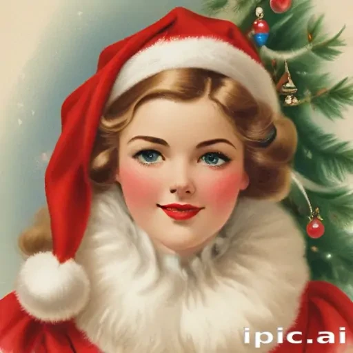 vintage christmas images to print