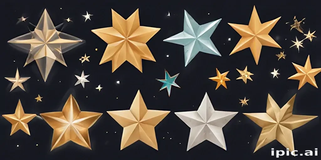 christmas stars clipart