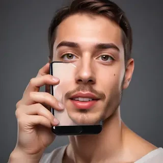 hold phone png