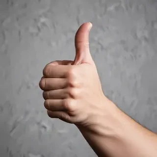 thumbs down