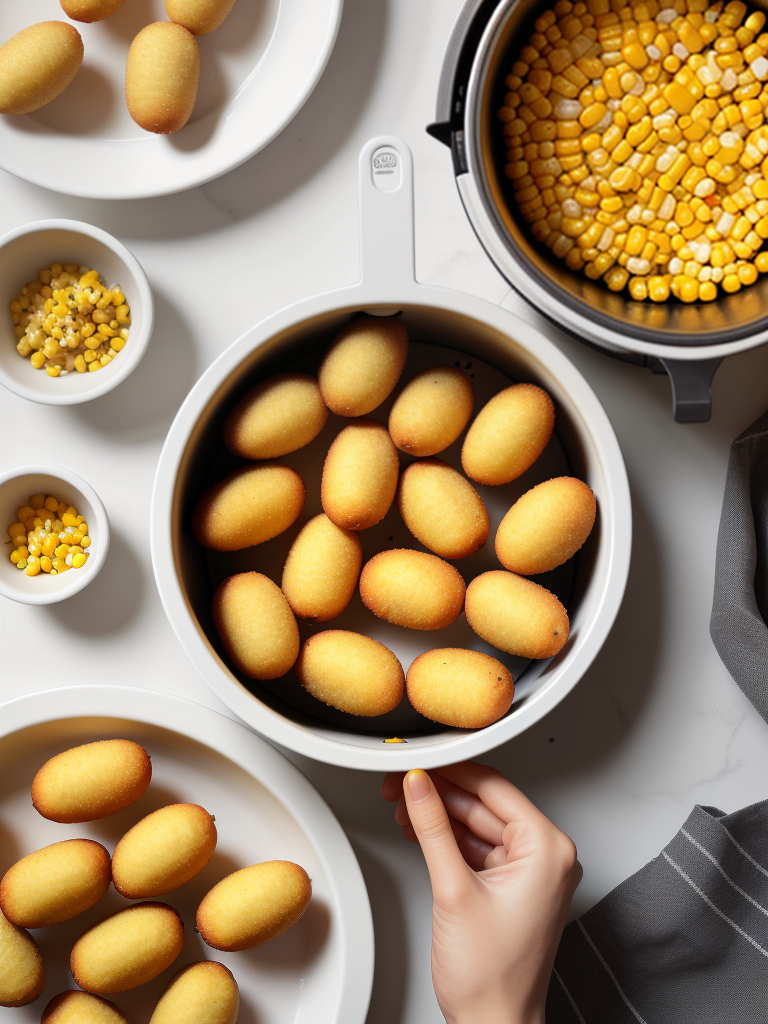 mini corn dogs in the air fryer