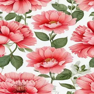 flowers with white background