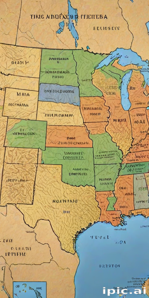 map of the us states