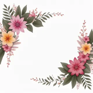 png flower border