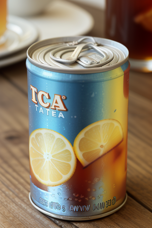 iced tea in a can