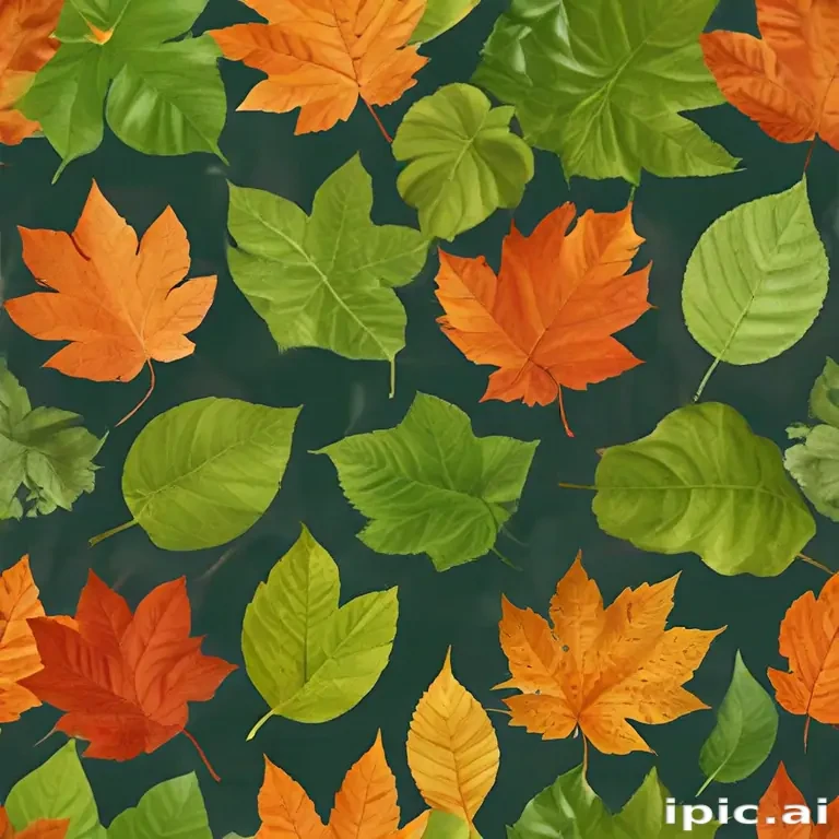leaves no background