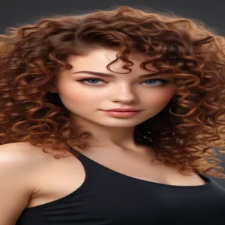 curly hair png