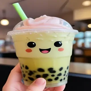 boba tea cute