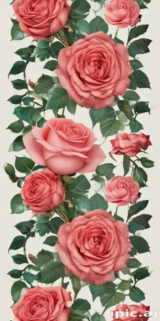 rose border png