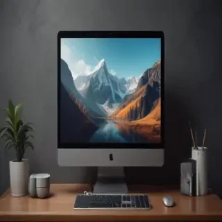 pc screen mockup