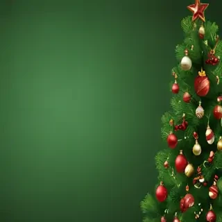 green christmas bg