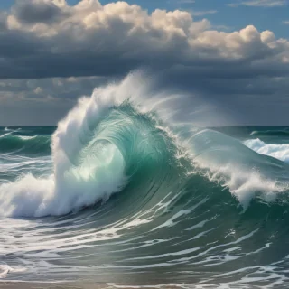 waves transparent