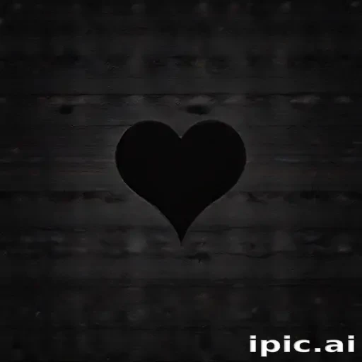 wallpaper black heart