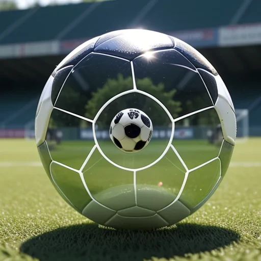 transparent soccer ball