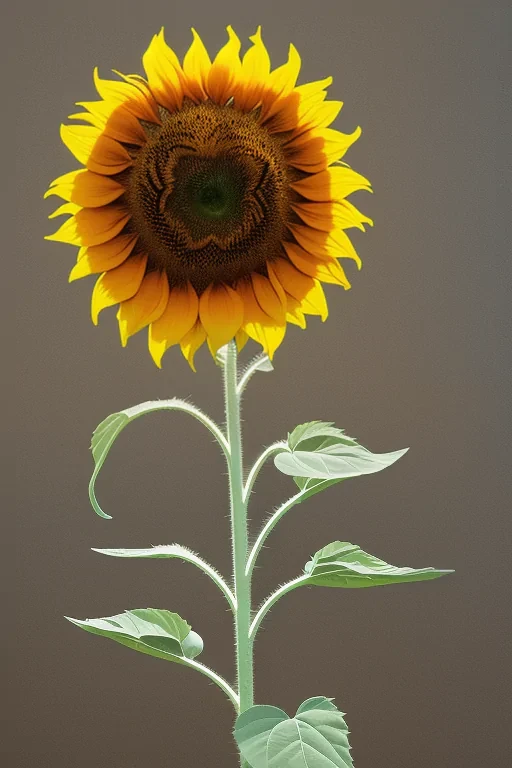 sunflower outline