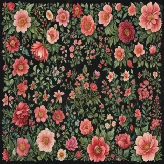 floral page borders