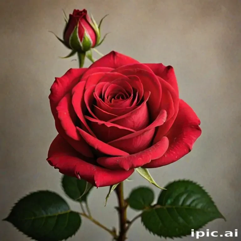 image of a red rose