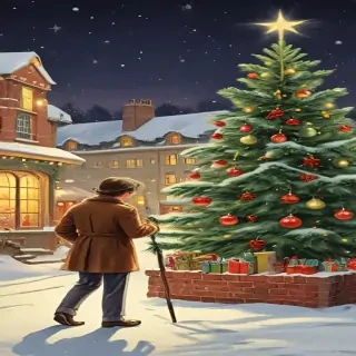 vintage christmas illustration