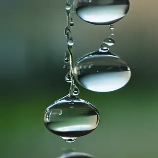 water droplets transparent