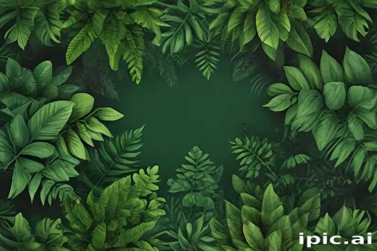 greenery background aesthetic