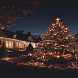 aesthetic christmas iphone wallpaper
