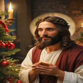jesus at christmas images