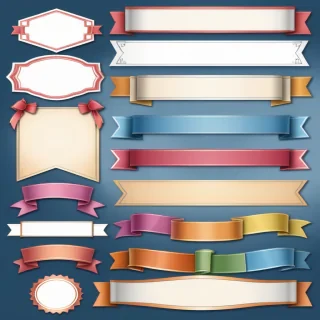 clip art banners and ribbons