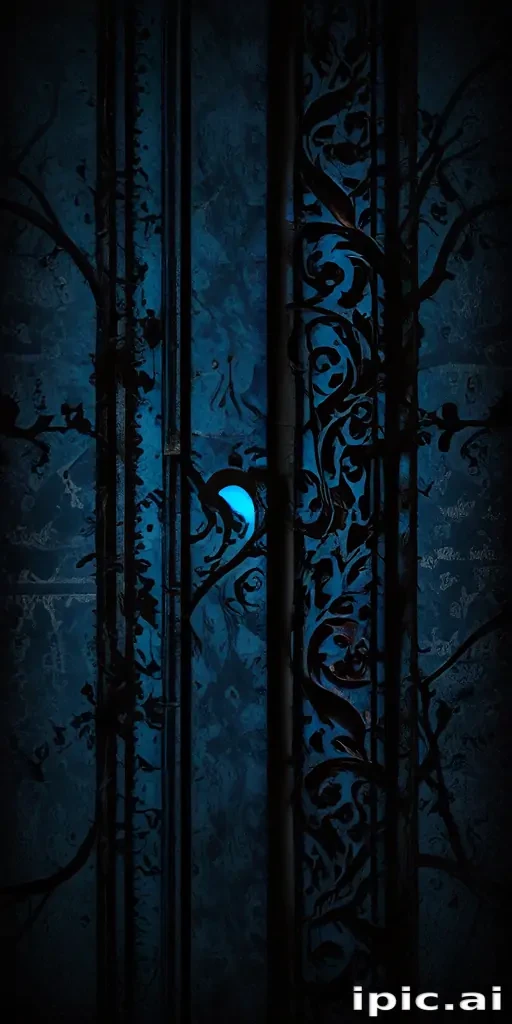 blue and black wallpaper